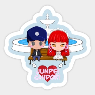 Junpei <3 Chidori Sticker